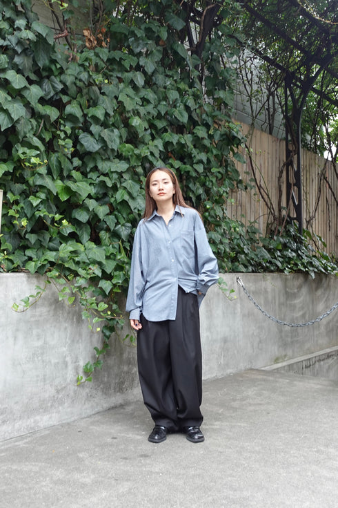 ボリュームスラックスパンツ